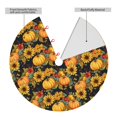thumbnail image 2 of Yiaed Pumpkins And Sunflowers3 Print Christmas Tree Skirt , Tree SkirtsTree Mat for Christmas Winter Holiday Indoor Decorations-36", 2 of 7