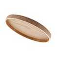thumbnail image 3 of VIFERR Plateau De Service Rond en Bois, Support D'assiettes De Service Alimentaire pour Collations, Biscuits, Fruits, Décoration de la Maison(27cm), 3 of 14