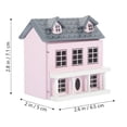 thumbnail image 5 of KAKOWELY Mini casa de madera con micropaisaje, estilo europeo, 5 of 5