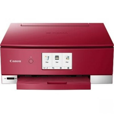 Canon PIXMA TS8220 Red Wireless Inkjet All-In-One (Best Canon Pixma Wireless Printer)