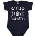 thumbnail image 3 of Inktastic My Mimi Loves Me Grandkids Boys or Girls Baby Bodysuit, 3 of 5