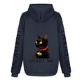thumbnail image 4 of EHQJNJ Sweat à Capuche Surdimensionné pour Femmes Cœur Imprimé Chat et Chien Réchauffant Décontracté à Cordon Sweat à Capuche Zippé pour Femmes Pull Graphique, 4 of 5