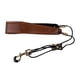 thumbnail image 4 of Correa para saxofón ergonómica, ajustable y práctica de cuero sintético para el cuello. Regalos. Marrón, 4 of 9