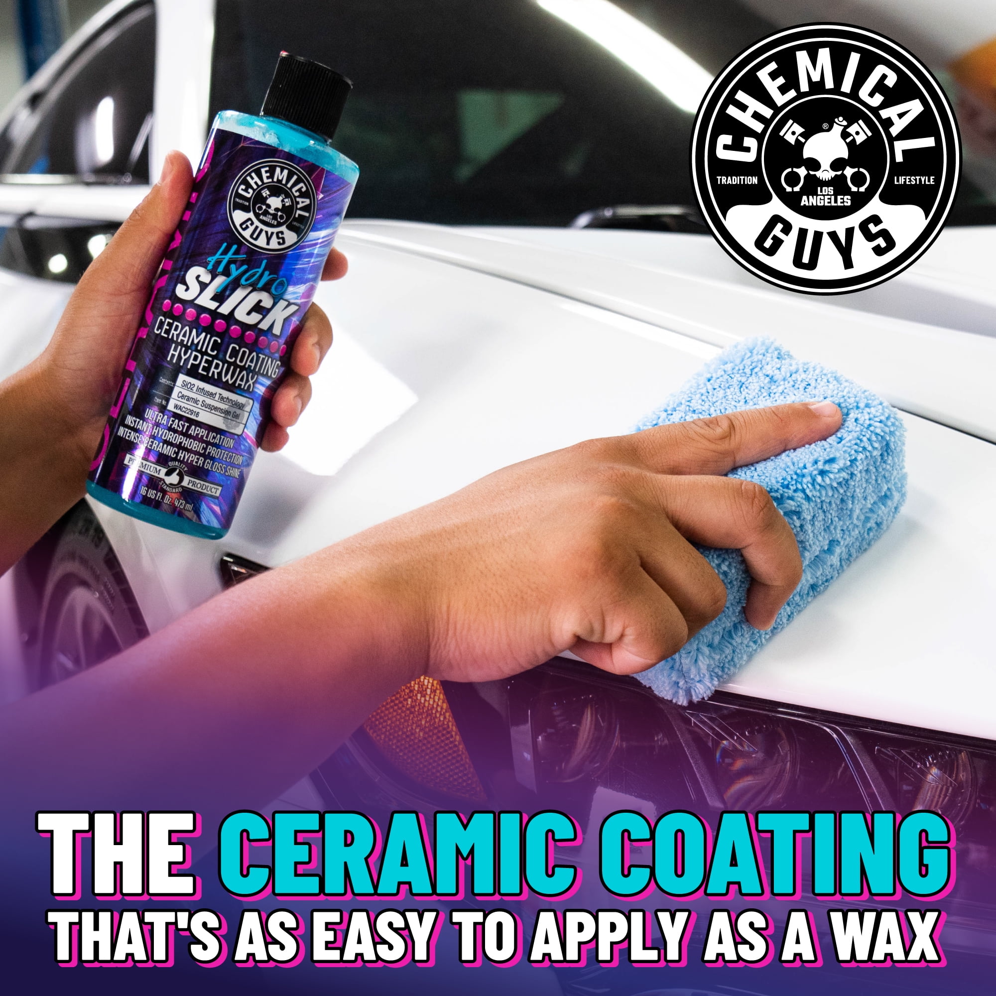 Autopia Professional Detailing Products - Chemical Guys Hydro Ceramic Kit  includes: Chemical Guys Hydro Charge Chemical Guys Hydro Slick Ceramic  Coating Hyperwax Chemical Guys Hydro Suds Ceramic Car Wash Soap Purchase  here
