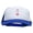 Royal White, variant on Retro Rocket Embroidered Foam Panel Mesh Snapback - White Red OSFM