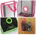 thumbnail image 3 of Mesh Garbage Bag Holder Hanging Trash Bag Storage Bag Plastic Bag Dispenser, 3 of 8