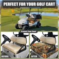 thumbnail image 4 of Whosucclay Sloth Butterfly Design Cover, Durable Towel Seat Cover 4 Front Pockets Easy Install & Remove Golf Cart Seat Protector for More 2 Person Seats, 4 of 7