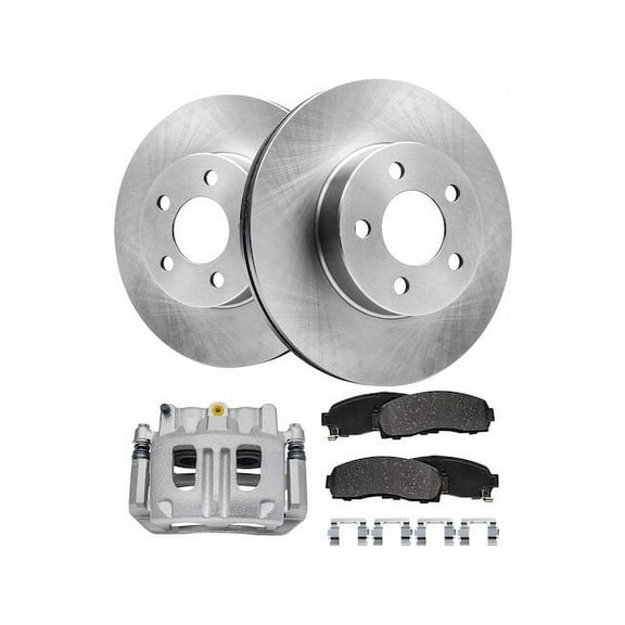 Front Brake Pad Rotor and Caliper Set - Compatible with 2003 - 2011 Ford Ranger 2004 2005 2006 2007 2008 2009 2010