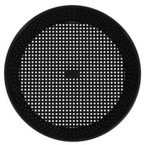 OUNONA  Drum Sieve for Mashed Potatoes Fine and Coarse Mesh Soil Sifter Black