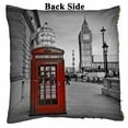 thumbnail image 2 of PKQWTM London Big Ben Telephone Booth Reversible Mermaid Cushion Cover Home Decor Sequin Pillow Case Size 20x20 inches, 2 of 2