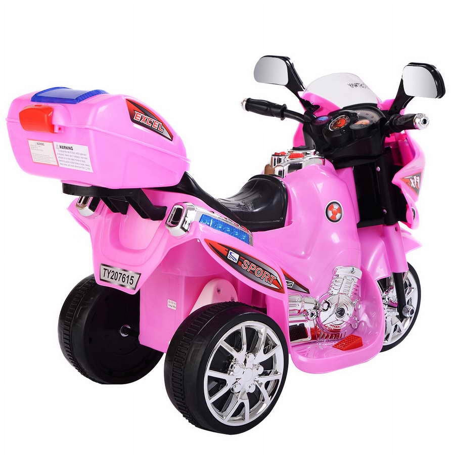 Best Buy: Kids Motorcycle Ride On Toy 3-Wheel Chopper with Reverse and  Headlights Battery Powered Motorbike by Toy Time Red 888044RGY