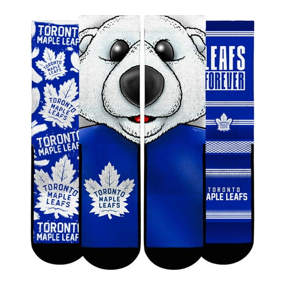 Unisex Rock Em Socks  Toronto Maple Leafs Fan Favorites Three-Pack Crew Socks Set