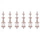 thumbnail image 1 of 6X Apliques de Esquina Tallados en Madera Apliques de Sin Pintar DecoracióN del Hogar 25X6cm, 1 of 5