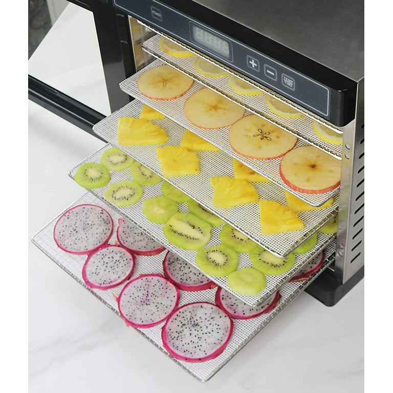 Dehydrator Sheets Silicone Reusable Fine Mesh for Fruit Dehydrator Tray Liner Food Dehydrator & Freeze Dryer Non Stick Silicone Mesh for Fruit