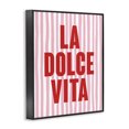 thumbnail image 3 of Stupell Industries Contemporary La Dolce Vita Red Black Framed Giclee Art, 11 x 14, by House of Lulu, 3 of 8