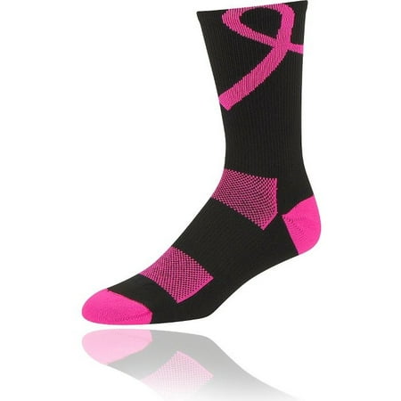 Twin City Breast Cancer Polypro Crew Socks