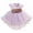 Purple, variant on Landzoo Toddler Baby Kids Girls Flowers Floral Ruched Princess Dresses Clothes Cozy Casual Girls Dress