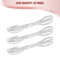 thumbnail image 2 of Smarty Clear Disposable Plastic Serving Salad Scissor Tongs 50ct, 2 of 7