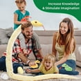 thumbnail image 3 of Tezituor 6Pcs Snake Stuffed Animal 79" Giant Snake Plush with 3 Babies and 2 Eggs Plush Toy, 3 of 9