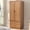 Walnut, variant on Armoire Wardrobe Closet with 3 Drawers, Wardrobe Closet with Hanging Rod and Shelves for Bedroom Closet