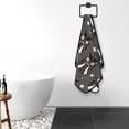 thumbnail image 5 of Cotton Bath Towels for Bathroom - Black White Owl Stars Microfiber Quick Dry Towels for Body Bath Sheets, Personalized Beach Towel, Soft Shower Towels for Travel Home Beach 27*55in, 5 of 7