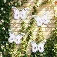 thumbnail image 3 of Fareti Metal Butterfly Wall Decor, Exquisite Outdoor Wall Art Sculpture Hanging Decoration for Outside Garden Balcony Fence Courtyard Farm Exterior Decorations, 3 of 4