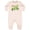 Natural Heather, variant on Happy St. Patrick's Day Shamrock Train Baby Fleece Romper