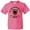 Neon Pink, variant on Inktastic Class of 2027 the Adventure Begins with Graduation Cap Youth T-Shirt