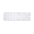 thumbnail image 1 of thinsony Patchwork Ruler Clear Scale Fabric Guide Dressmaking DIY Sewing Template Clothes Drawing Office Piecing Measuring Tool 15x50cm Black, 1 of 5