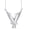 1-Silver, variant on Unique Handcrafted Floral Necklace With Small Glass Vase Charm Adjustable Chain Fashion Jewelry For Women