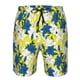 thumbnail image 3 of Balery Lilies Flowers Traje de Baño Estilo Hawaiano para Hombre, Shorts de Secado Rápido con Bolsillos-3X-Large, 3 of 6