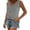 Grey, variant on Tank Tops for Women 2026 Summer New Solid Crew Neck Button Front Casual Lightweight Sleeveless Mini Tank Top Daily Vacation Camisole Hot Pink XL