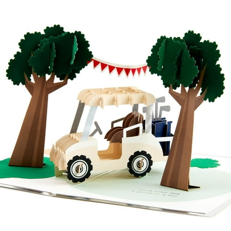 Hallmark Signature Paper Wonder Pop Up Father's Day Greeting Card (Golf)