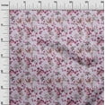 thumbnail image 3 of oneOone Polyester Spandex Purple Fabric Floral Fabric For Sewing Printed Craft Fabric By The Yard 56 Inch Wide, 3 of 4