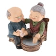 thumbnail image 4 of Decoración de Pareja Mayor Hombre Anciano para el Hogar (02; Pareja de s Decorativa Anciana para el Hogar (02 de pies + 08 Coupl), 4 of 9