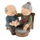 thumbnail image 1 of Figura de pareja de ancianos de la vida cotidiana, amorosa vejez, resina, decoración del hogar, regalo Lavado de pies, 1 of 6