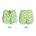 thumbnail image 3 of Balery Daisies Flowers Pattern Women's Running Shorts with Liner 2 Pockets Elastic Workout Athletic Gym Yoga Shorts-X-Large, 3 of 7