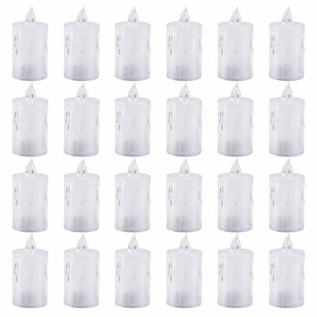 

Paiwinds Electronic Christmas Candle Mini Led Simulation Transparent Electronic Candle Lamp Ramadan Atmosphere Light Birthday Candle Christmas Decorations Clearance