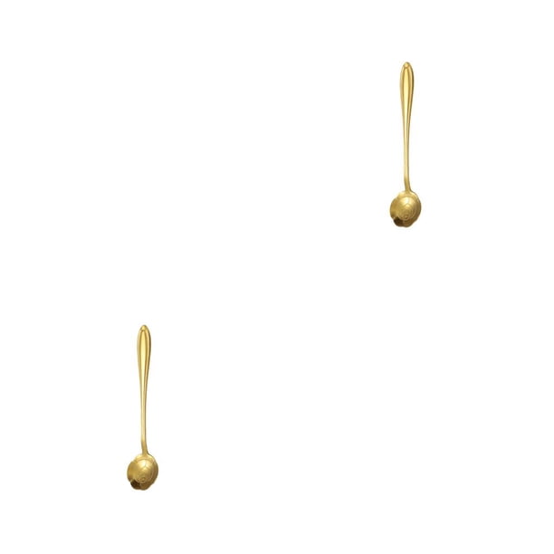 Yuarrent Cuchara agitadora de acero inoxidable, cucharas para palitos de vino, barman, Bar, bebida, mezcla, accesorio para bebidas, rosa dorada Pantalón Corto Rosa Dorada 2piezas