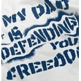 thumbnail image 5 of US Navy Logo Dad Defending Freedom Toddler Boy Girl T Shirt Infant Toddler Brisco Brands 12M, 5 of 6