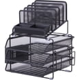 thumbnail image 2 of Lorell, Divided 4-tier Desktop Organizer, 1 Each, Black, 2 of 6