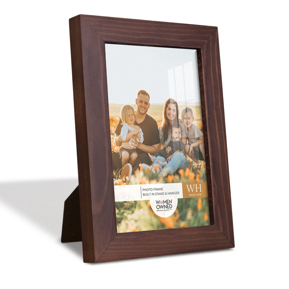 Woodgrain 4 in. x 6 in. Chestnut Picture Frame