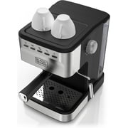 BLACK+DECKER 15-Bar Espresso and Cappuccino Maker, Stainless Steel