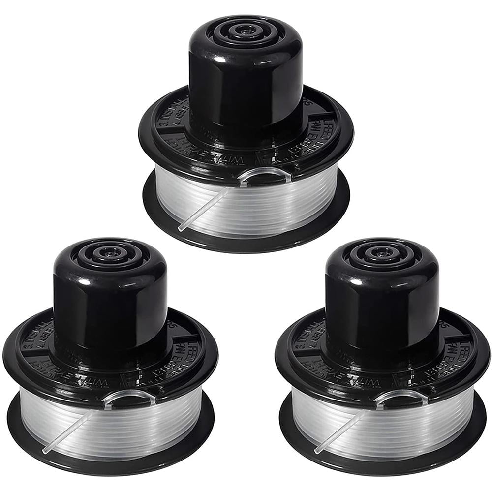 Eyoloty Weed Eater Spools Compatible with Black and Decker RS-136 ST4500 ST1000 ST4000 GE600 CST800 ST6800 String Trimmer Replacement Spool Line 20ft 0.065 Edger Refills Parts Auto-Feed 
