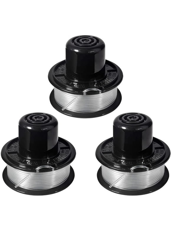 3 Pcs Weed Eater Spools Compatible with Black and Decker RS-136 ST4500 ST1000 ST200 ST3000 ST4000 GE600 CST800 ST6800 String Trimmer Replacement Spool Line 20ft 0.065" Edger