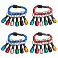 thumbnail image 1 of Bit Holder Keychain,4 Sets of 12PCS 1/4 Drill Bit Holder, Easy Release and Quick Change Bit Holder, 1 of 8