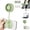 Green, variant on Magnetic Phone Clip Fan, Portable 360° Flexible Gooseneck, Rechargeable Personal Fan with 3 Speeds & Wide Airflow, Hands-Free Cooling for iPhone, Stroller, Office, Desk & Travel, White