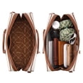 thumbnail image 3 of Wrangler Travel Duffel Bag Large Capacity Leather Luggage Bag for Women Stylish and Durable Travel Bag, Beige, 3 of 6
