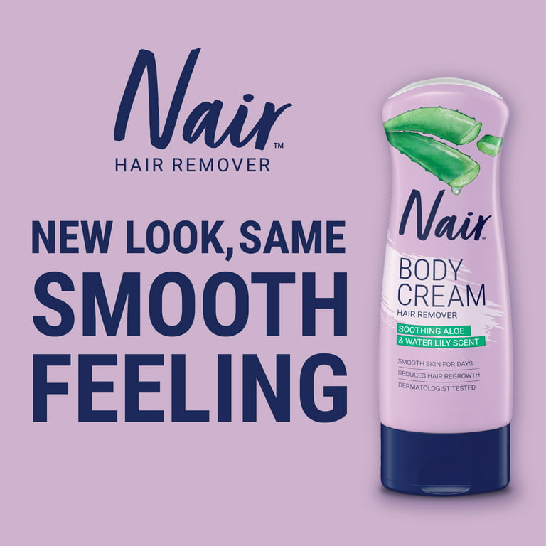 Mew Mew Studiet løbetur Nair Hair Removal Body Cream with Softening Baby Oil, Leg and Body Hair  Remover - Walmart.com