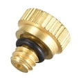 thumbnail image 4 of Brass Misting Nozzle - 10/24 UNC 0.6mm Orifice Diameter Replacement Heads for Outdoor Cooling System, 4 of 4